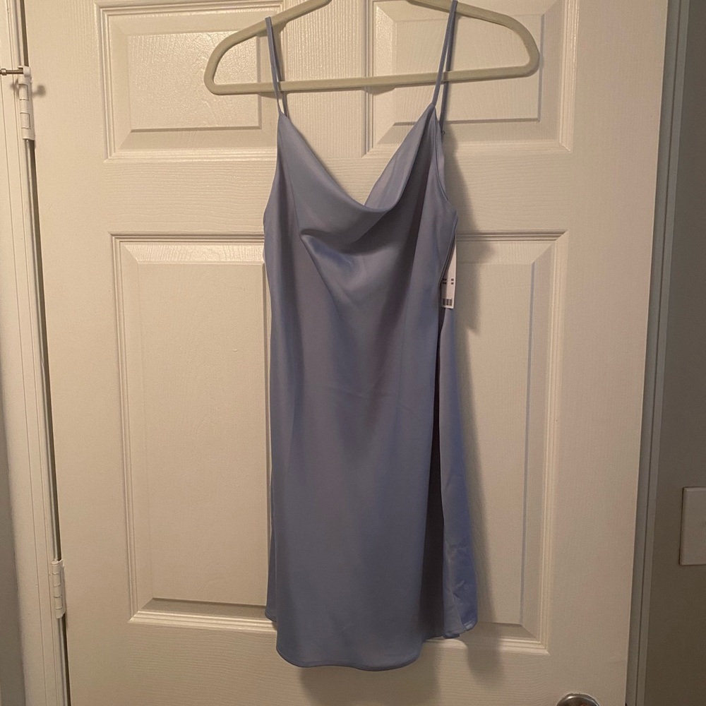 Urban outfitters - baby blue slip dress/neverworn